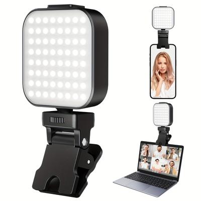 TEMU Rechargeable , For Phone Laptop Tablet Portable For Conference Live Makeup ()