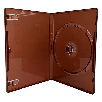 TEMU 10, 25, 100 Standard Clear Burgundy Translucent Red Color Single 1 Disc Movie Dvd Cases 14mm