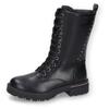 Winterboots DOCKERS BY GERLI, Kinder, Gr. 34, silber (schwarz, silber), Lederimitat, modisch, Schuhe, Biker Boots, Stiefel mit Reißverschluss