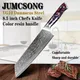 Jumcsong neues 8-Zoll-Kiritsuke-Messer 67-lagiger Damast stahl vg10 Stahlkern-Schneide messer Farbe Harz griff scharfes Kochmesser