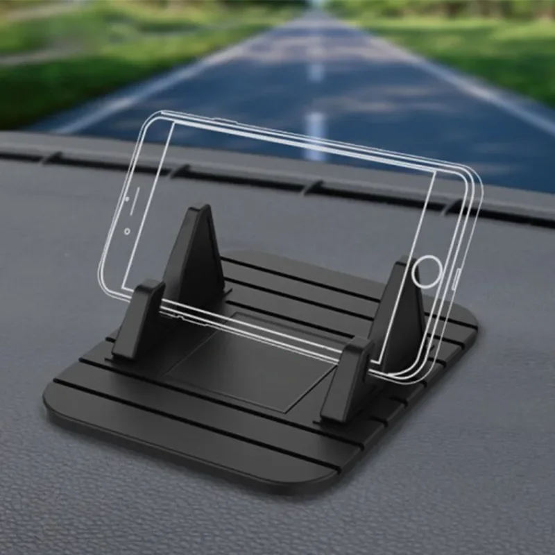 1pc Silikon Auto Telefon Halter Handy Auto Halter Tablet Silikon Faul Halter Mini Auto Zubehör Innen