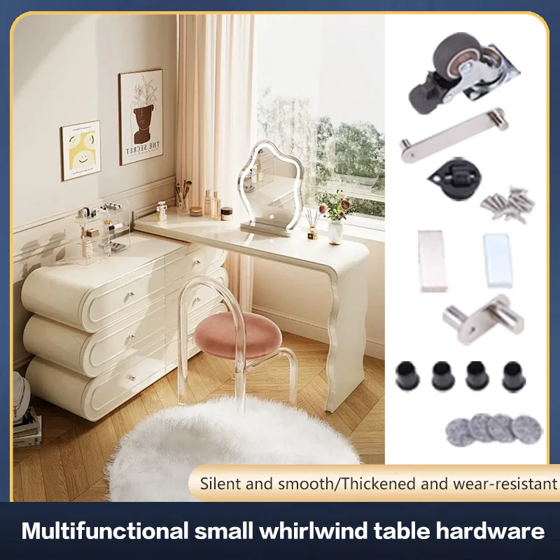 90° drehbarer, klappbarer Arbeitsplatten-Möbelverbinder, drehbarer Büro-Schreibtisch, Esstisch, Hardware-Zubehör für verschiedene Tische