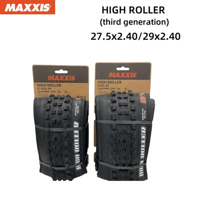 MAXXIS HIGH ROLLER III Mountainbike-Reifen AM/FR/DH Downhill Folding Anti Stich Tubeless Fahrradreifen 27,5 x 2,4/29 x 2,4