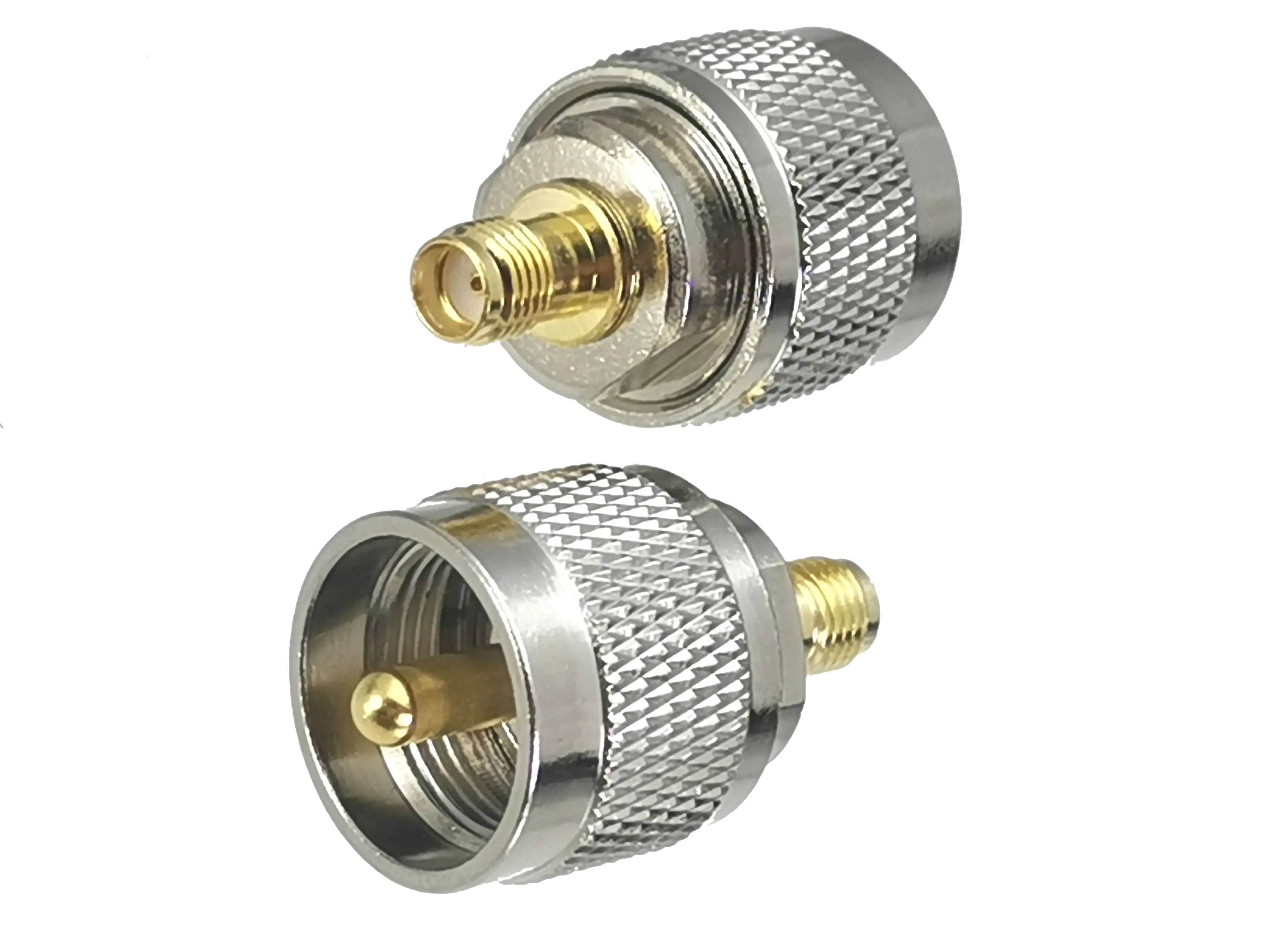 1 stücke stecker adapter sma buchse zu uhf pl259 männlicher stecker rf koaxial konverter gerade neu Image