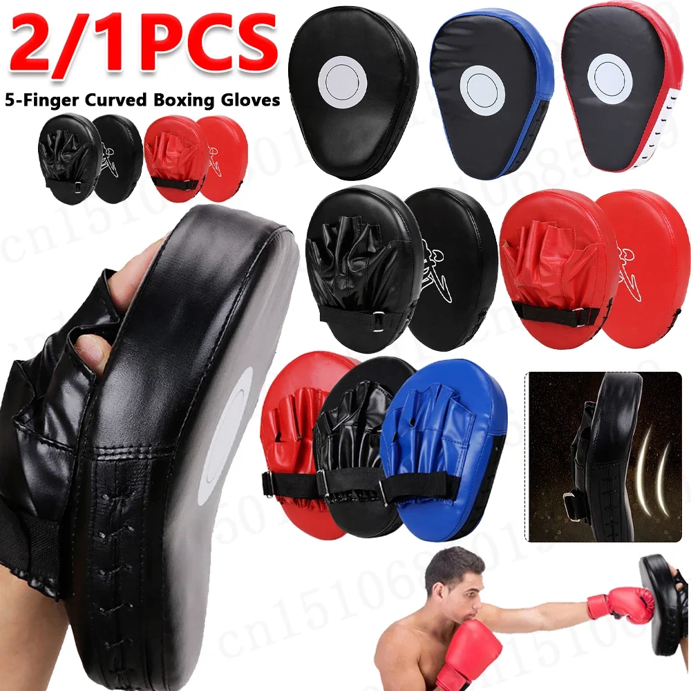 2/1pcs Kickbox handschuhe Pad Punch Ziel Tasche Pu Muay Thai Free Fight Sanda Training Erwachsene Kinder Boxen Trainings handschuhe Image