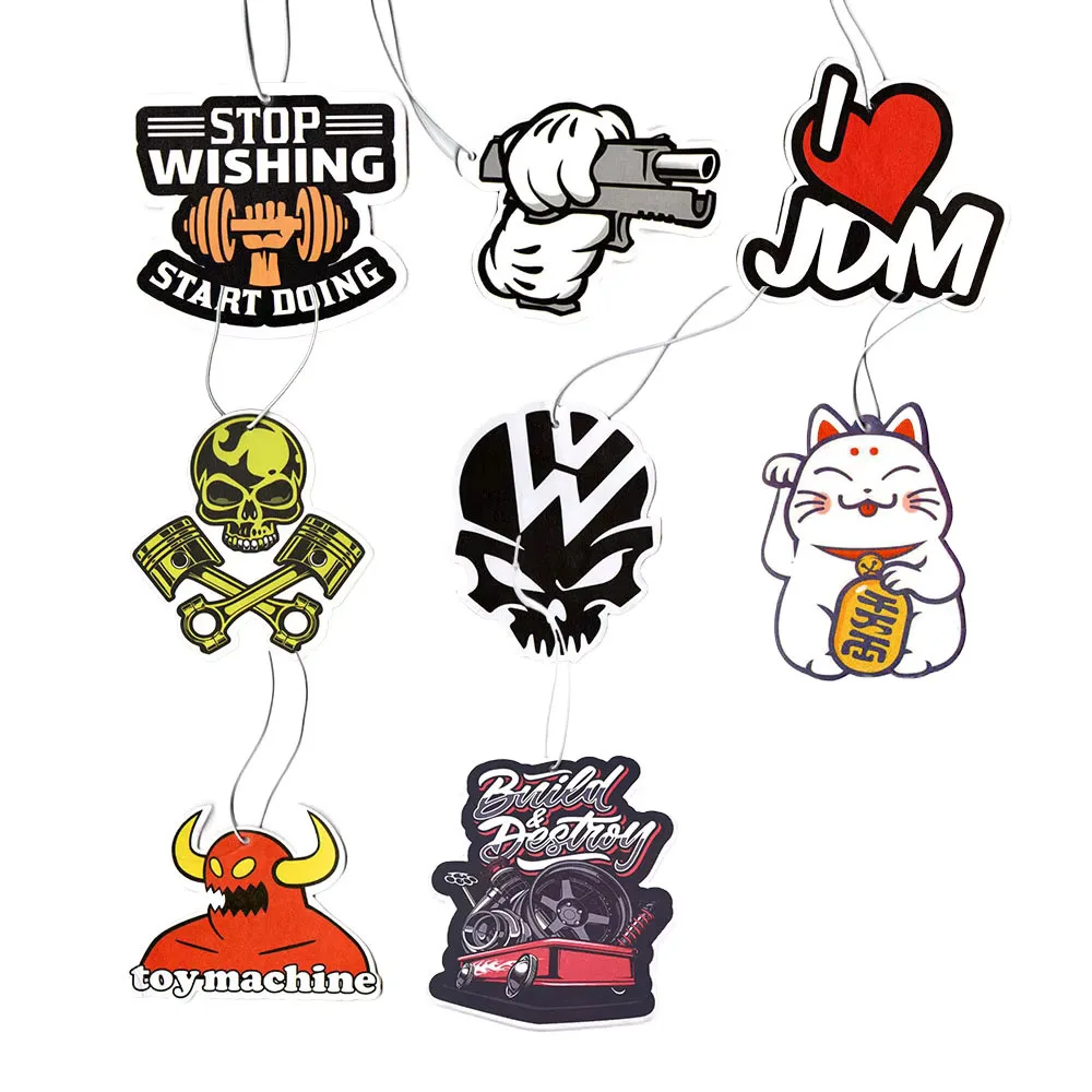 Auto Lufterfrischer Sex Mädchen Hängen Rückspiegel Parfüm Aroma Turbo Bremsscheibe Stoßdämpfer Festes Papier JDM Zubehör Image