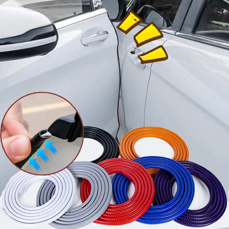 5m Autotür kantens chutz Universal Auto Tür schutz Schutzst reifen Universal Automobile Türen Kofferraum haube Dichtung Dichtung streifen Image