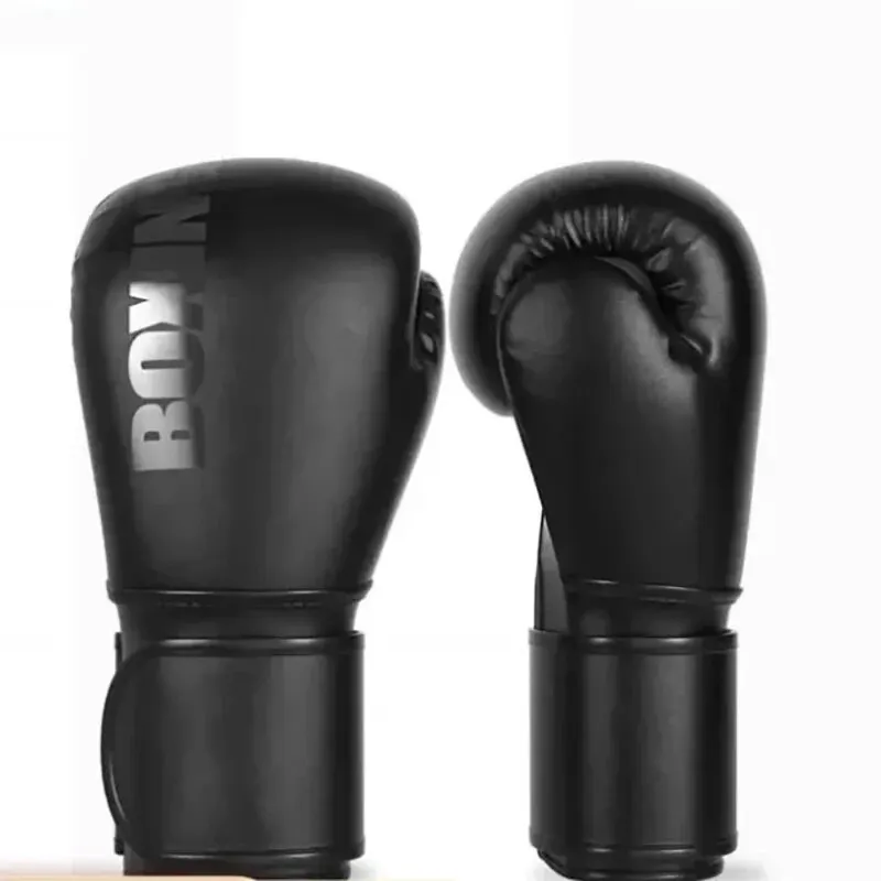 Professionelle Boxhandschuhe 12oz, geeignet für Erwachsene, MMA, Boxen, Kickboxen, Trennwand, Muay Thai, Sanda Trainingshandschuhe Image