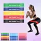 5 Stück Fitness Gummiband Widerstands band Yoga Übungs training Fitness studio Fitness Sport Ring