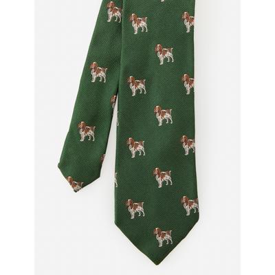 J.McLaughlin Men's Silk Tie in Dog Dark Green