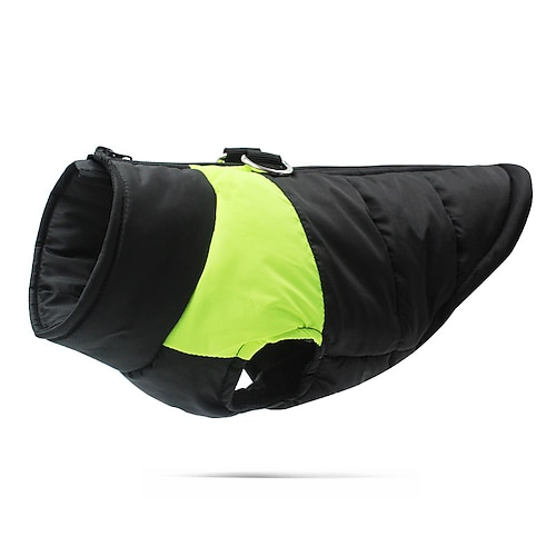 Hund Mäntel Jacke Parka-Jacke mit Geschirr Reflektierend Warm Wasserfest Hundebekleidung for Klein Mittelgroß Groß Image