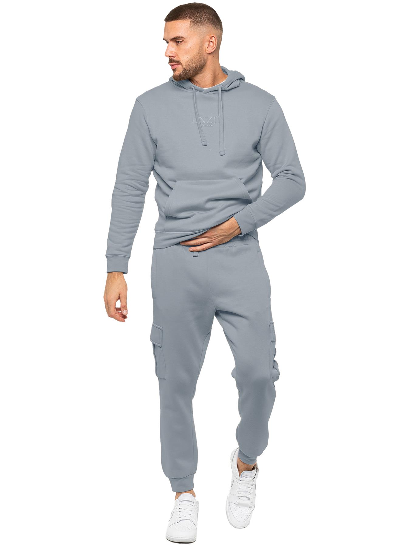 Enzo | Herren Pullover Hoodie Trainingsanzug Set Image