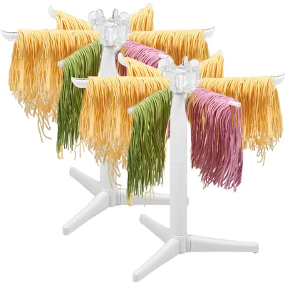 2/4Pcs Pasta Drying Rack Portable Noodle Drying Stand with 6 Long Handles Detachable Noodle Dryer