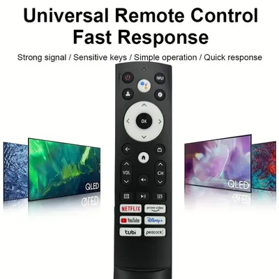 Universal Replacement Remote Control for Hisense Smart Google TV