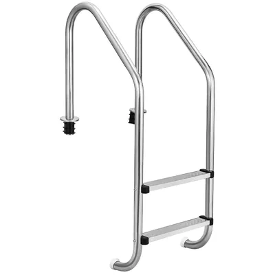 Swimming Pool Ladder 4-Step In-Ground Stainless Steel Step for Indoor/Outdoor Pool Heavy Duty