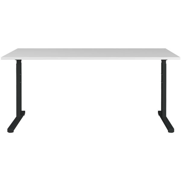 Germania-Werke Schreibtisch höhenverstellbar (mechanisch) »Profiline II« 180 cm grau, 180x80x80 cm Image