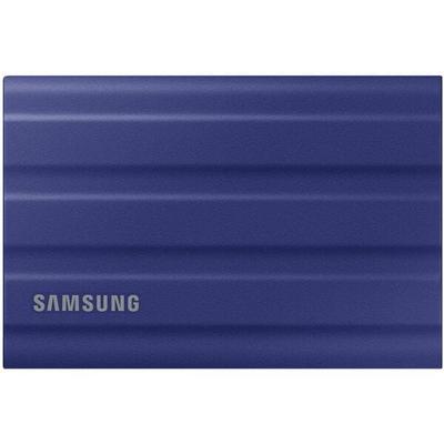 Externe Festplatte »T7 Shield« blau 2000 GB blau, Samsung, 8.6x5.7x1.25 cm