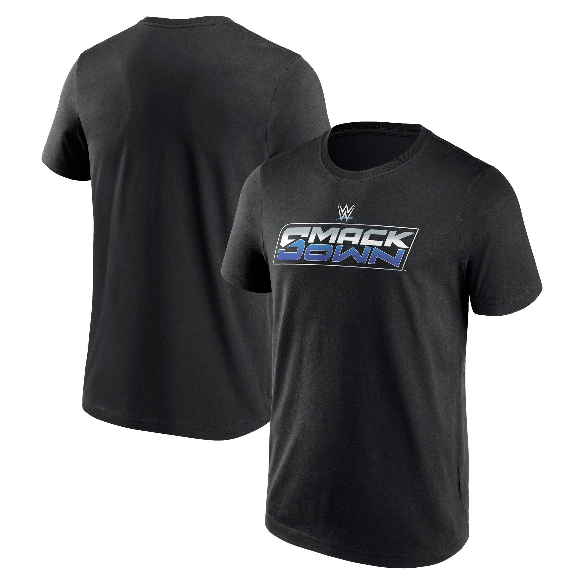 WWE SmackDown Logo Grafik T-Shirt - Schwarz - Herren Image