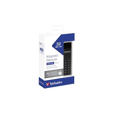 Verbatim Keypad Secure USB-3.2 Gen1 -Stick - 32 GB - 49427