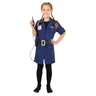 Robe ""policière"" pour enfant, bleu foncé