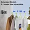 5.1M Retractable Clothesline Laundry Hanger Clothes Drying Rack Wall Mounted Washing Clothes Hanger
