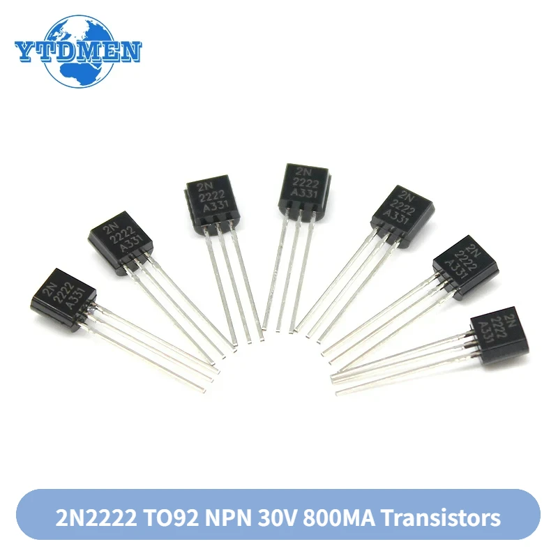 50/100PCS 2N2222 Transistor Kit TO-92 30v 800MA NPN Transistoren Elektronische Kits Image
