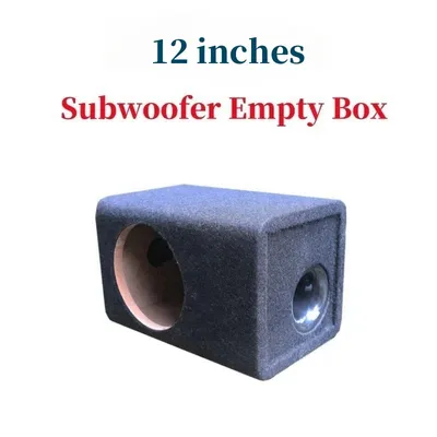 12 inch Vehicle Subwoofer Empty Box DIY Audio Modification Car/Home Subwoofer Drawer Speaker Wooden Shell Subwoofer Speaker Box