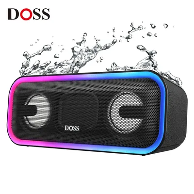 Doss bluetooth lautsprecher sound box pro leistungs starke 24w stereo bass subwoofer soundbox ipx5 Image