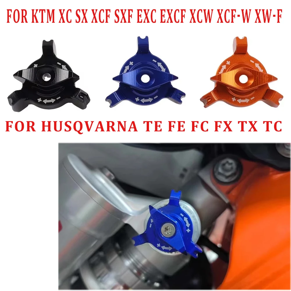 Hinterer Stoßdämpfer Gabel knopf Einstell schraube Zubehör für ktm xc sx xcf sxf exc excf xcw XCF-W XW-F husqvarna te fe fc fx tx tc Image