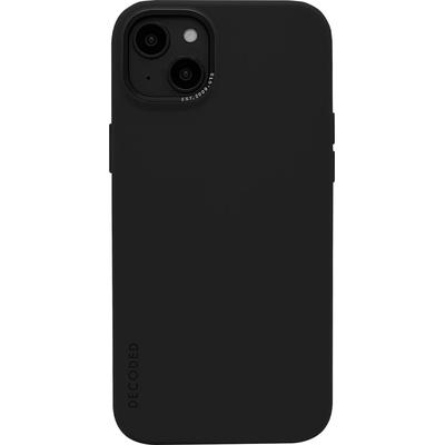 DECODED Smartphone-Hülle "AntiMicrobial Silicone Backcover iPhone 14Plus", schwarz (charcoal), iPhone 14 Plus, Hüllen