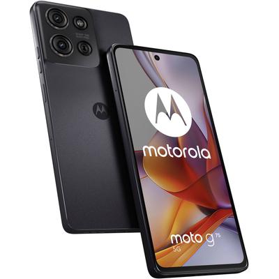 MOTOROLA Smartphone "moto g75 256GB", grau (charcoal gray), 256 GB, Mobiltelefone