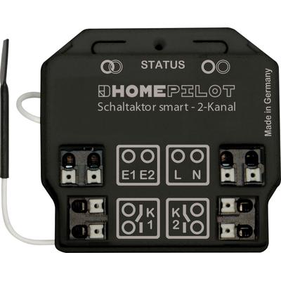 HOMEPILOT Schalter "Schaltaktor smart 2-Kanal", schwarz, H:2cm, Schalter Image