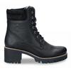 Winterstiefelette PANAMA JACK "Phoebe B17", Damen, Gr. 39, schwarz, Nappaleder, unifarben, klassisch, Schuhe, mit Warmfutter