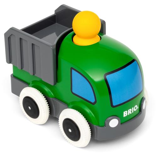 Spielzeug-LKW BRIO ""Push & Go"" Spielzeugfahrzeuge grün (grün/grau) Kinder FSC- schützt Wald - weltweit