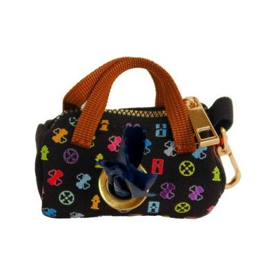 The Green Pet Shop Bonejour Waste Poop Bag Dispenser, Black/Multi