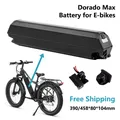 Batteria per bici elettrica Dorado Max 52V 48V 36V 28Ah 25Ah 17.5Ah 21Ah per NCM Mosca Fafrees F100 IGo M29r Vamoose Odin 4.2 KBO Batteria per bicicletta elettrica Yolo Bolt GOSEN A7 Vakole CO26