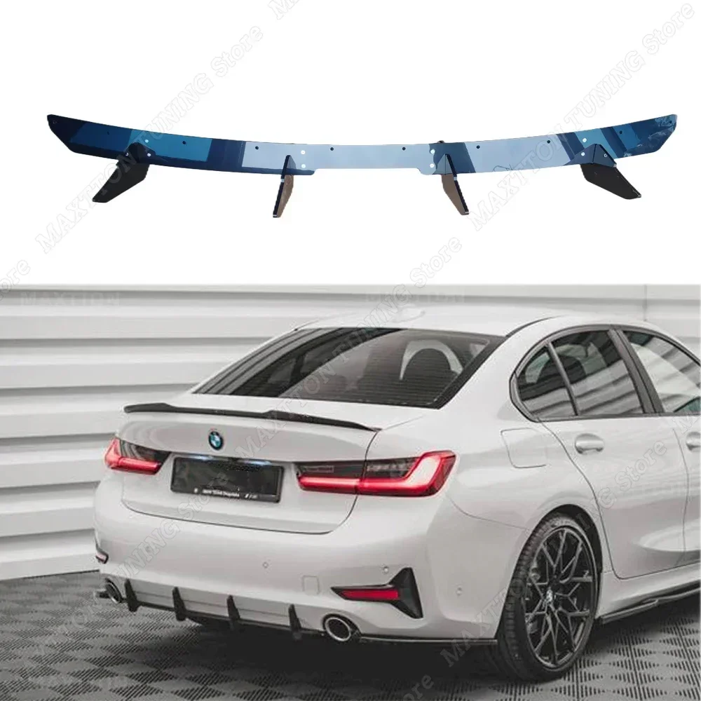 Diffusore posteriore MAXTON STYLE STREET PRO a 4 pinne per BMW serie 3 G20 G21 318i 320i 320d 330i STANTARD SEDAN/TOURING 2018-2022