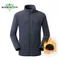 Giacca da corsa uomo Fitness Fleece Warm Winter Jogging Gym cappotto sportivo abbigliamento sportivo