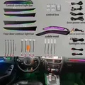 21 colori per Audi A4 S4 B8 2009-2016 Cruscotto Luce ambientale LED Porta Console centrale Striscia Lampada decorativa per atmosfera