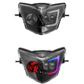 Faro anteriore a LED per moto faro anteriore universale Dirt Bike Enduro per LC135 V2-V7 faro anteriore per moto