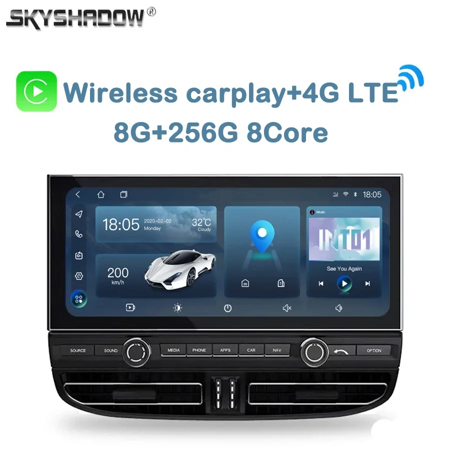 7862S 8G + 256G Carplay Auto Android 14.0 360 fotocamera lettore DVD per Auto mappa GPS WIFI Bluetooth RDS Radio per Porsche Cayenne 2010-2017