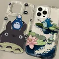 Custodia trasparente per cartoni animati per-TKTotoroS Samsung Galaxy S10 S20 S20 S21 S21 S22 S23 S24 S25 FE Ultra Plus 5G Airbag Cover antiurto