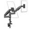 NB H180 doppio monitor supporto da tavolo braccio molla a Gas Full Motion 17 "-27" supporto per TV LCD staffa ergonomica a doppio braccio 2-9kgs ciascuno
