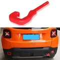 Gancio per rimorchio per auto barra per rimorchio posteriore forgiata in acciaio inossidabile gancio rosso modificato accessori esterni per auto adatti per Jeep Renegade