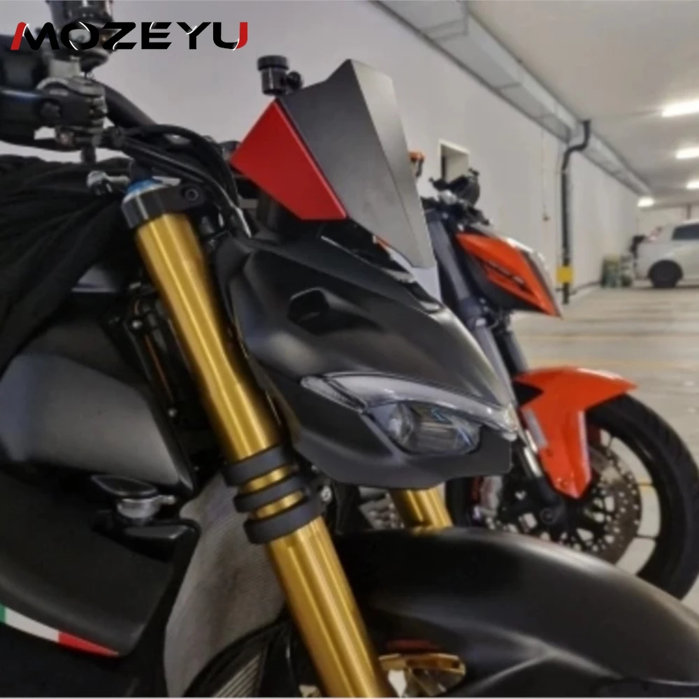 Per DUCATI Streetfighter V4 V4S 2020 2021 2022-2024 Moto Parabrezza Parabrezza Aria Vento Deflettore Moto Accessori