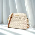 Michael Kors Ole Jet Set Borsa da viaggio a tracolla singola da donna con stampa in PVC medio