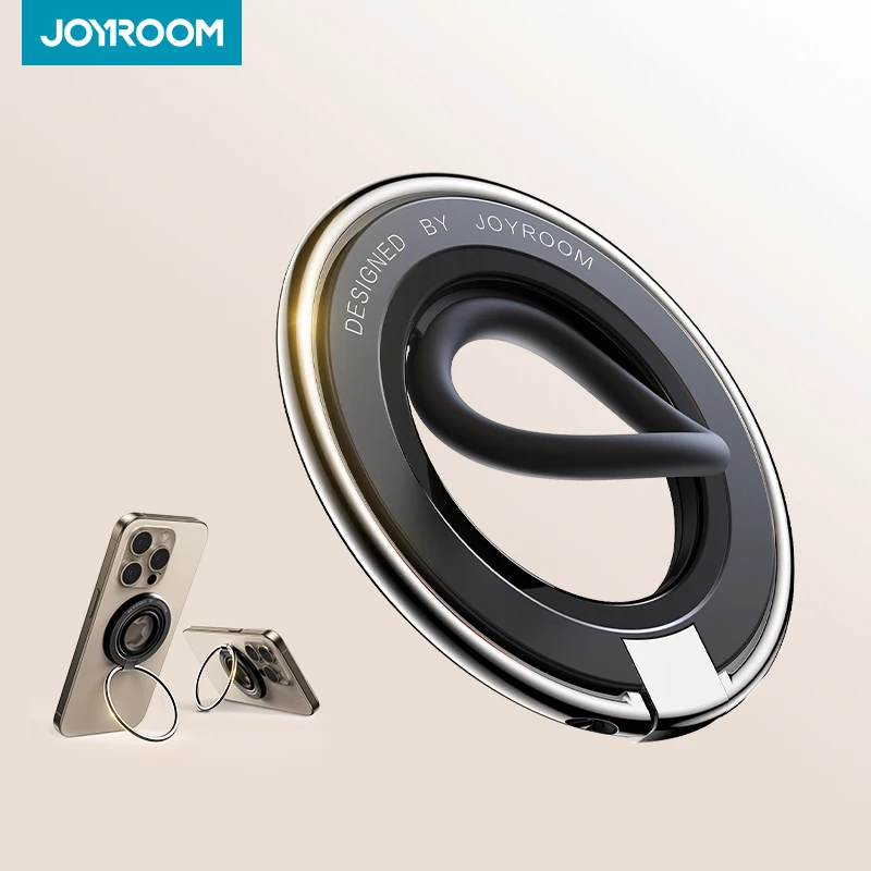 JOYROOM Phone Ring Holder for Magsafe Kickstand Magnetic Phone Grip Holder Stand for iPhone 16/15 14 13 12Pro/Max All Smartphone