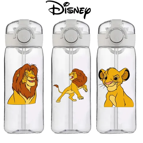 Tasse d'eau Disney de 400ML, grande capacité, en plastique de qualité alimentaire, bouilloire