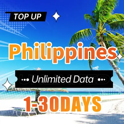 Philippines Prepaid 4G SIM Card International Data Unlimited Internet SIM Card support eSIM