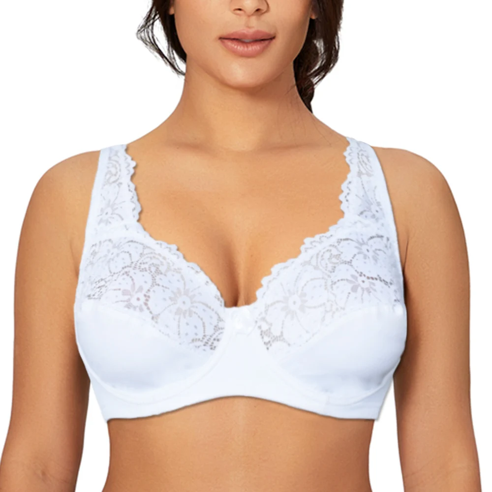 Nouvelle mode soutiens-gorge pour femmes Lingerie BH haut femme dentelle soutien-gorge à armatures grande taille brassière sous-vêtements Sexy B C D DD E F tasse